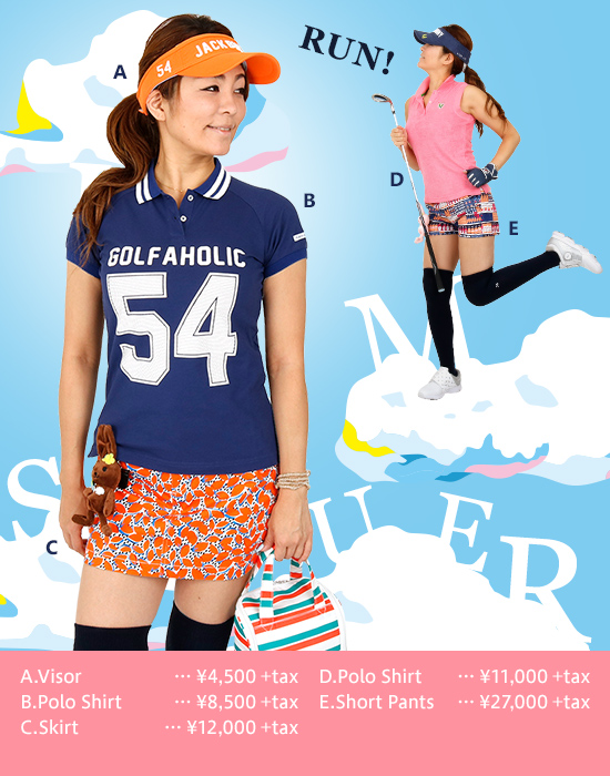 レディースゴルフウェア特集:SWEETandBITTER | CURUCURU select(キュルキュル セレクト)