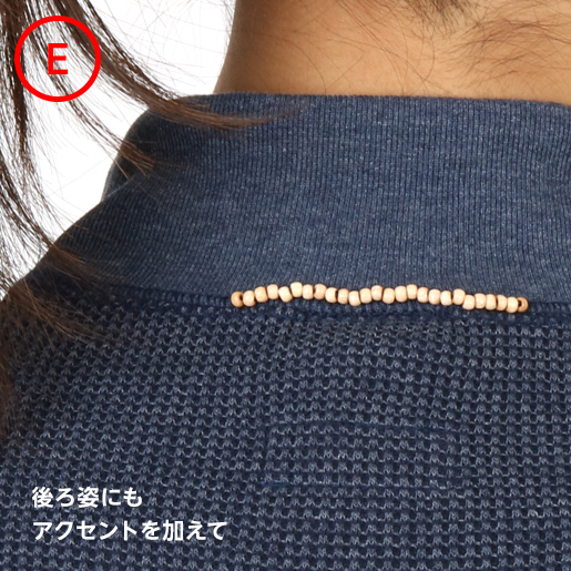 綿100％ポロシャツ。柔らかいストレスフリーの着心地に酔いしれる。