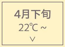 4月下旬12℃～